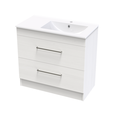 Cashmere Valley 900 Double Drawer Floor Vanity