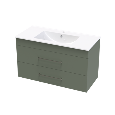 Cashmere Valley 1000 Double Drawer Wall Vanity