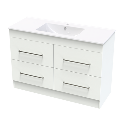 Cashmere Valley 1200 4 Drawer Floor Vanity