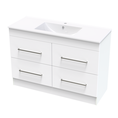 Cashmere Valley 1200 4 Drawer Floor Vanity