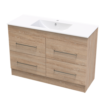 Cashmere Valley 1200 4 Drawer Floor Vanity
