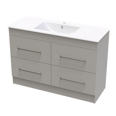 Cashmere Valley 1200 4 Drawer Floor Vanity