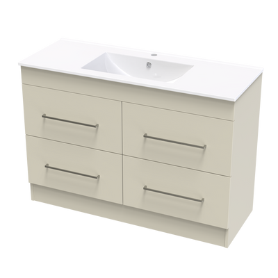 Cashmere Valley 1200 4 Drawer Floor Vanity