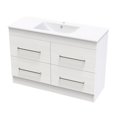 Cashmere Valley 1200 4 Drawer Floor Vanity