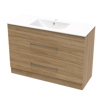 Cashmere Valley 1200 Double Drawer Floor Vanity