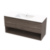 Cashmere Drawer Open Shelf 1200mm Wall Hung Vanity