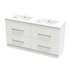 Cashmere Valley 1500 Double Bowl Double Drawer Floor Vanity