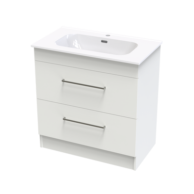 Cashmere Aura 800 Double Drawer Floor Vanity