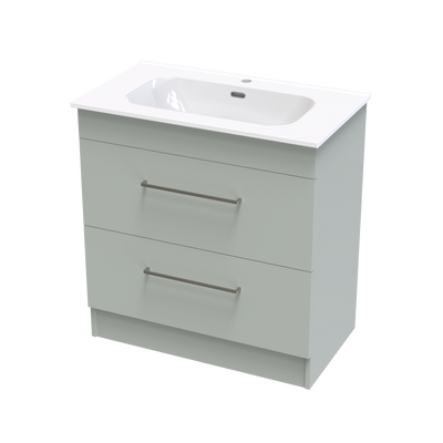 Cashmere Aura 800 Double Drawer Floor Vanity