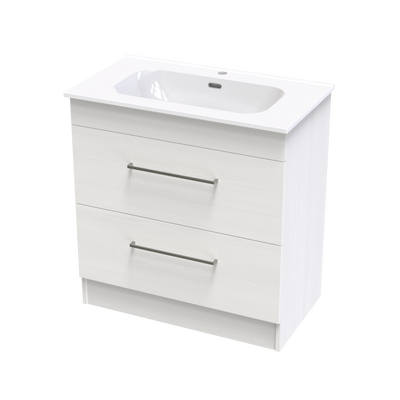 Cashmere Aura 800 Double Drawer Floor Vanity
