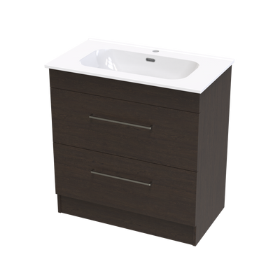 Cashmere Aura 800 Double Drawer Floor Vanity