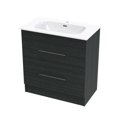 Cashmere Aura 800 Double Drawer Floor Vanity