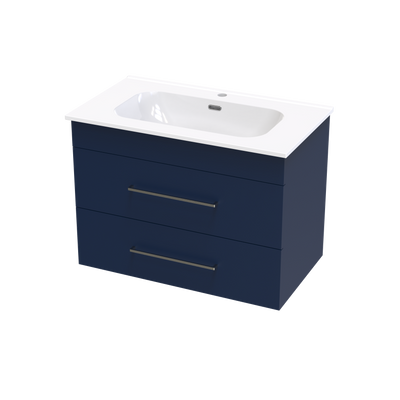 Cashmere Aura 800 Double Drawer Wall Vanity