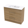 Cashmere Aura 1000 Double Drawer Floor Vanity