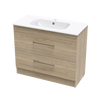 Cashmere Aura 1000 Double Drawer Floor Vanity