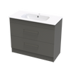 Cashmere Aura 1000 Double Drawer Floor Vanity