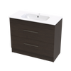 Cashmere Aura 1000 Double Drawer Floor Vanity