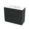 Cashmere Aura 1000 Double Drawer Floor Vanity