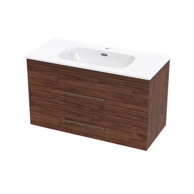 Cashmere Aura 1000 Double Drawer Wall Vanity