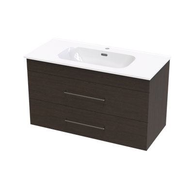 Cashmere Aura 1000 Double Drawer Wall Vanity