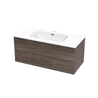 Cashmere Aura 1000 Single Drawer Wall Vanity