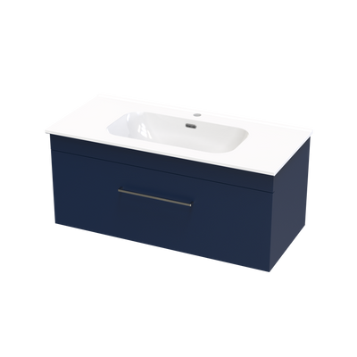 Cashmere Aura 1000 Single Drawer Wall Vanity