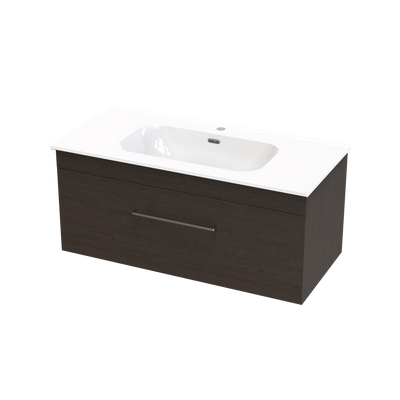 Cashmere Aura 1000 Single Drawer Wall Vanity