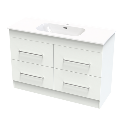 Cashmere Aura 1200 4 Drawer Floor Vanity