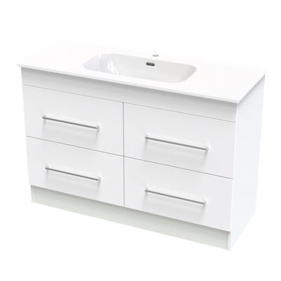 Cashmere Aura 1200 4 Drawer Floor Vanity
