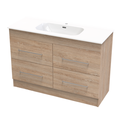 Cashmere Aura 1200 4 Drawer Floor Vanity