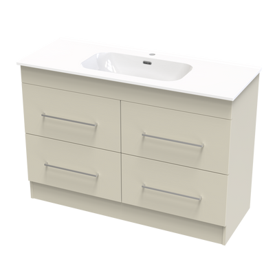 Cashmere Aura 1200 4 Drawer Floor Vanity