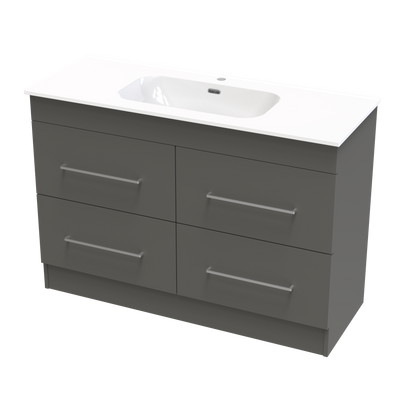 Cashmere Aura 1200 4 Drawer Floor Vanity