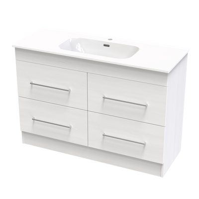 Cashmere Aura 1200 4 Drawer Floor Vanity