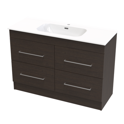 Cashmere Aura 1200 4 Drawer Floor Vanity