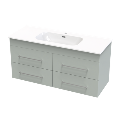 Cashmere Aura 1200 4 Drawer Wall Vanity