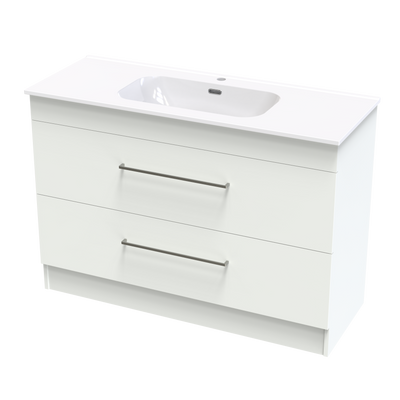 Cashmere Aura 1200 Double Drawer Floor Vanity