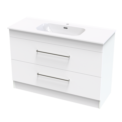 Cashmere Aura 1200 Double Drawer Floor Vanity