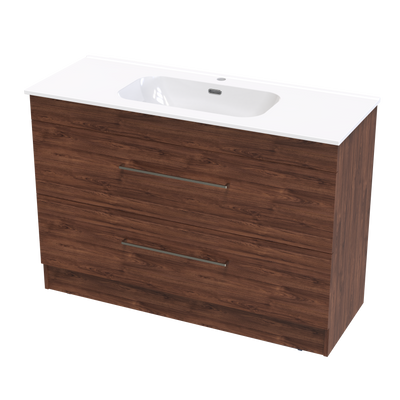 Cashmere Aura 1200 Double Drawer Floor Vanity