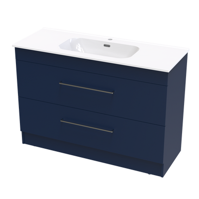 Cashmere Aura 1200 Double Drawer Floor Vanity