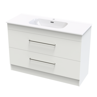 Cashmere Aura 1200 Double Drawer Floor Vanity