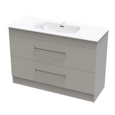 Cashmere Aura 1200 Double Drawer Floor Vanity
