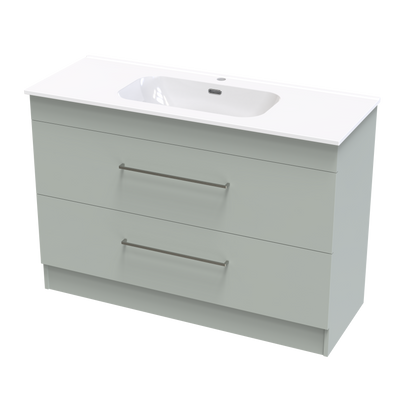 Cashmere Aura 1200 Double Drawer Floor Vanity