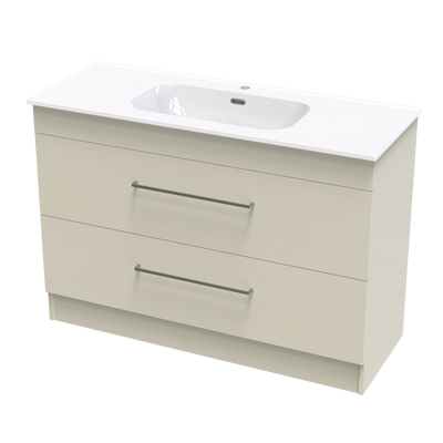 Cashmere Aura 1200 Double Drawer Floor Vanity