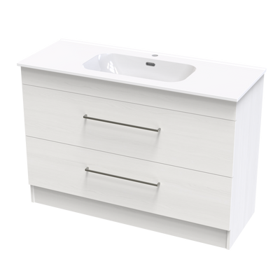 Cashmere Aura 1200 Double Drawer Floor Vanity