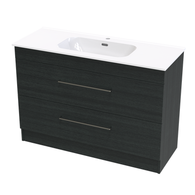 Cashmere Aura 1200 Double Drawer Floor Vanity