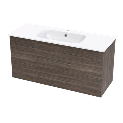 Cashmere Aura 1200 Double Drawer Wall Vanity