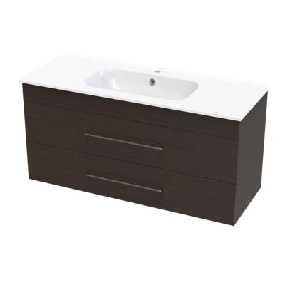 Cashmere Aura 1200 Double Drawer Wall Vanity