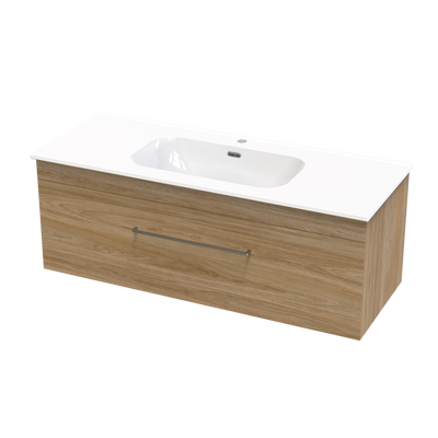 Cashmere Aura 1200 Single Drawer Wall Vanity