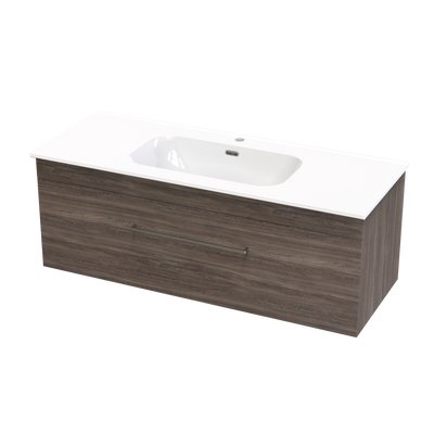 Cashmere Aura 1200 Single Drawer Wall Vanity