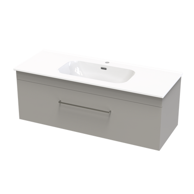 Cashmere Aura 1200 Single Drawer Wall Vanity